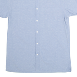 TIMBERLAND Slim Fit Mens Shirt Blue Crazy Pattern M