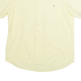 LACOSTE Mens Plain Shirt Yellow L