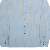 WRANGLER Mens Shirt Blue Striped Long Sleeve M