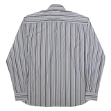 PAUL & SHARK Mens Shirt Blue Striped Long Sleeve XL
