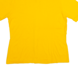 LUC D'ALBENE Mens Plain Shirt Yellow 90s L