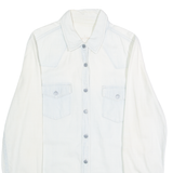 GAP Womens Plain Shirt Blue Long Sleeve XS