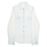 GAP Womens Plain Shirt Blue Long Sleeve XS