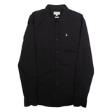 JACK WILLS Mens Formal Shirt Black Long Sleeve S