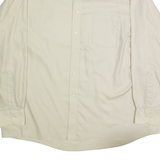 VAN HEUSEN Mens Plain Shirt Beige Long Sleeve XL