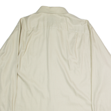 VAN HEUSEN Mens Plain Shirt Beige Long Sleeve XL