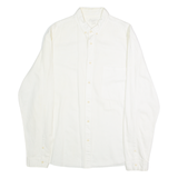 COS Mens Plain Shirt White Long Sleeve XL