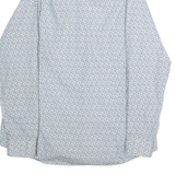 CALVIN KLEIN Slim Fit Womens Shirt White Floral Long Sleeve L