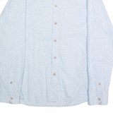 TED BAKER Mens Plain Shirt Blue Long Sleeve M