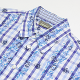 TED BAKER Womens Shirt Blue Floral L