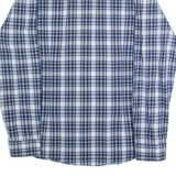 HUGO BOSS Slim Fit Mens Shirt Blue Plaid Long Sleeve L
