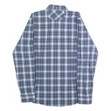 HUGO BOSS Slim Fit Mens Shirt Blue Plaid Long Sleeve L