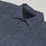 DIESEL Slim Fit Mens Shirt Blue Spotted Long Sleeve L