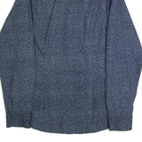 DIESEL Slim Fit Mens Shirt Blue Spotted Long Sleeve L