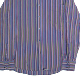 TED BAKER Mens Shirt Blue Striped Long Sleeve XL