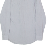 LACOSTE Classic Fit Mens Shirt Grey Check Long Sleeve M