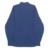 LEVI'S Mens Shirt Blue Spotted Long Sleeve M
