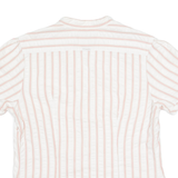 COLUMBIA Womens Shirt White Striped M