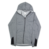 ADIDAS Mens Jacket Grey Hooded S