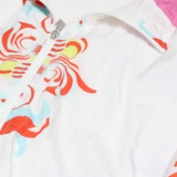 SERGIO TACCHINI Womens Shell Jacket White Floral L