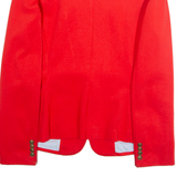 LANDS END Womens Blazer Jacket Red M