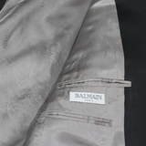 BALMAIN Mens Blazer Jacket Black L