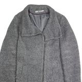 DKNY Womens Overcoat Jacket Grey M
