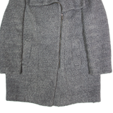 DKNY Womens Overcoat Jacket Grey M