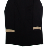 MONSOON Womens Overcoat Jacket Black Viscose M