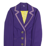 BODEN Womens Blazer Jacket Purple L