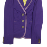 BODEN Womens Blazer Jacket Purple L