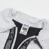 RUSSELL ATHLETIC Cropped Womens Fleece Jacket Grey M