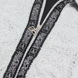 RUSSELL ATHLETIC Cropped Womens Fleece Jacket Grey M