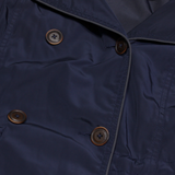 TOMMY HILFIGER Womens Jacket Blue Hooded S