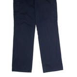 DICKIES Workwear Cargo Womens Trousers Blue Regular Straight W32 L32