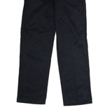 DICKIES Flex Workwear Mens Twill Trousers Black Slim Straight W28 L30