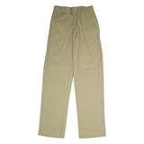 DICKIES Workwear Mens Twill Trousers Beige Slim Straight W26 L32