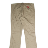 DICKIES Workwear Womens Trousers Beige Regular Bootcut W34 L33