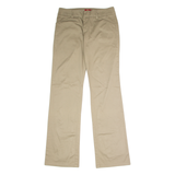DICKIES Workwear Womens Trousers Beige Regular Bootcut W30 L32