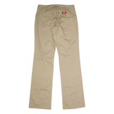 DICKIES Workwear Womens Trousers Beige Regular Bootcut W30 L32