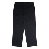 DICKIES Workwear Mens Trousers Black Regular Straight W34 L28