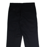 DICKIES Workwear Mens Trousers Black Regular Straight W34 L28