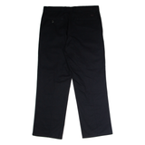 DICKIES Workwear Mens Trousers Black Regular Straight W34 L28