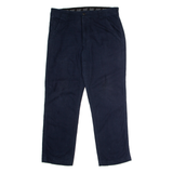 CAT Workwear Mens Canvas Trousers Blue Regular Straight W34 L30