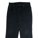 DULUTH TRADING CO Workwear Mens Canvas Trousers Black Regular Straight W36 L30