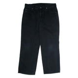 DULUTH TRADING CO Workwear Mens Canvas Trousers Black Regular Straight W36 L30