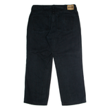 DULUTH TRADING CO Workwear Mens Canvas Trousers Black Regular Straight W36 L30