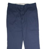DICKIES 874 Workwear Mens Twill Trousers Blue Classic Straight W40 L29