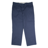 DICKIES 874 Workwear Mens Twill Trousers Blue Classic Straight W40 L29
