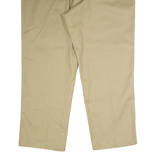 DICKIES 874 Workwear Mens Twill Trousers Beige Classic Straight W46 L30